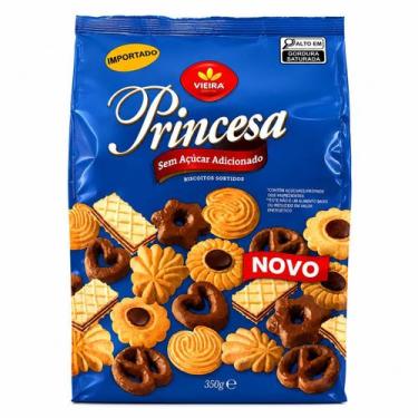 Imagem de Biscoito vieira princesa assorted sem açúcar 350g