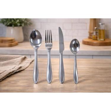 Imagem de Conjunto De Talheres 24 Peças Sunshine - Inox - FRATELLI