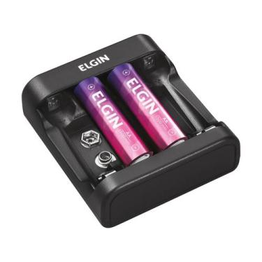 Imagem de Carregador Inteligente De Pilhas Aa/aaa E Bateria 9v Elgin