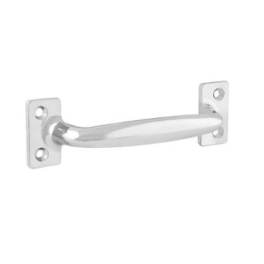 Imagem de Puxador Alça Para Porta 86127 102 Mm Cromado - Aliança - Aliança Impor