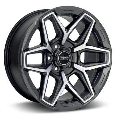 Imagem de 4 RODAS KR M29 / ARO 18X8 (5X110) ET0 cor:Grafite Fosca Diamantada - K
