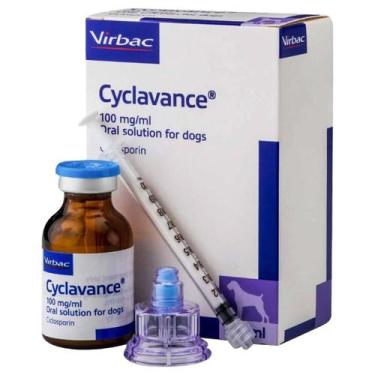 Imagem de Cyclavance Virbac 100mg/ml Solução Oral Cães: Ciclosporina para Dermat