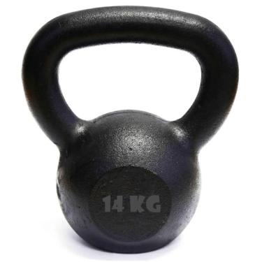 Imagem de Kettlebell Pintado 14 Kg Crossfit Treinamento Funcional Musculação Kl Master Fitness 