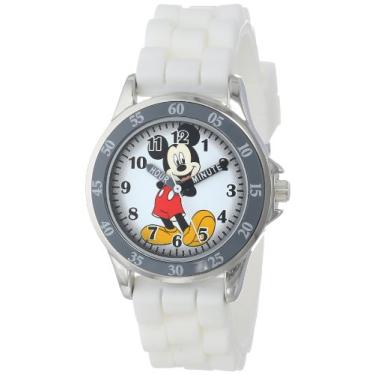 Imagem de Accutime Relógio de pulso analógico Disney Mickey Mouse Minnie Mouse de quartzo para professores de tempo de quartzo, para crianças, meninos e meninas para aprender a dizer a hora,