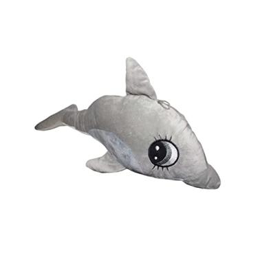 Imagem de Golfinho Cinza de Pelucia Incriveis 50cm!