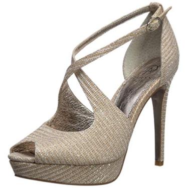 Imagem de Adrianna Papell Plataforma Rosalie Feminina, Nude, 7.5
