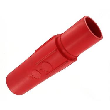 Imagem de Leviton Contato e isolador tipo câmera de polo único série 23L23-R 23, conector macho de travamento em linha do nariz cônico, 500-750MCM, máximo de 690 Amp, vermelho