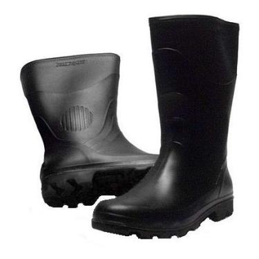 Imagem de Galocha De Chuva Borracha Solado Preto Numero 43 Grendene