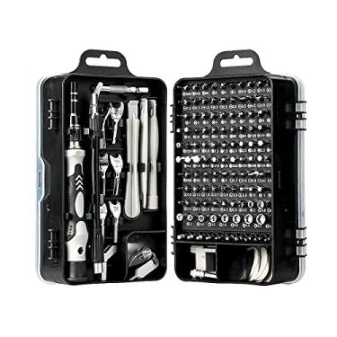 Imagem de Kit De Ferramentas De Reparo De Chave De Fenda De Precisão Magnética Para Celular/Óculos/Relógio/PC/Eletrônico (Preto)