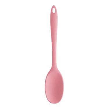 Imagem de Colher Silicone 27 Cm Para Cozinhar Resistente Cor:Vermelho