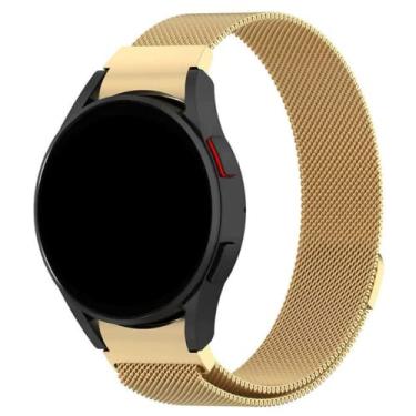 Imagem de Pulseira Milanese de Aço Compatível Com Galaxy Watch 4 - (C7COMPANY) (Dourado)