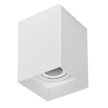 Imagem de Luminária Spot Par20 Quadrado Sobrepor Branco