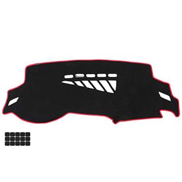 Imagem de Painel do carro evitar capa de almofada de luz, painel do carro protetor solar instrumento plataforma tapete capa do painel do carro interior do carro apto para a5 2016