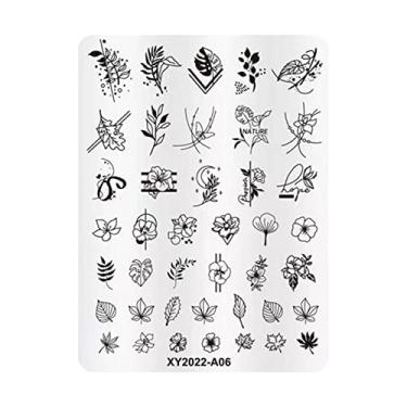 Imagem de Modelo De Transferência De Impressão De Estampagem De Unhas Art Ferramenta De Carimbo De Carimbo De Unha Padrão Para Manicure Home Home Halloween Natal