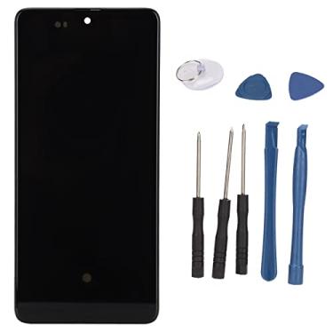 Imagem de Montagem de tela de telefone móvel para Galaxy A71 A715F, substituição de digitador de tela de toque de LCD para Galaxy A71 A715 A715F para telefones celulares SM 715F