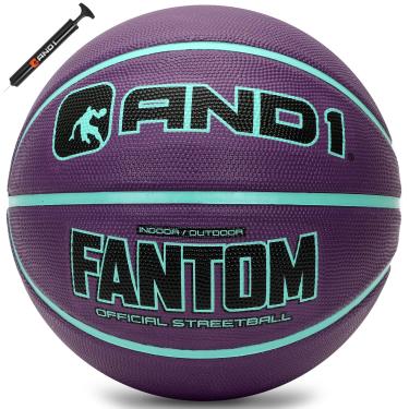 AND1 Ultra Grip Official Regulation Size 7 (74,9 cm) Bola de rua de  construção de canal profundo de borracha, feita para jogos de basquete ao  ar livre em ambientes internos