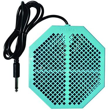 Imagem de Cell Spa CS-900 duas vezes potente 6,5" x 5,5" Ion Detox Pé Arrays Flat Dual Coil aço inoxidável Aqua Ionic Limpeza Array Compatível com a maioria das máquinas de 1/4" Plug Type Detox
