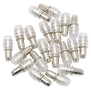 Imagem de HJ Garden 20 peças de suporte de placa de vidro laminado suporte de prateleira, suporte banhado a níquel, mangas de borracha