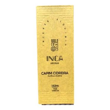 Imagem de Incenso Terapêutico Capim Cidreira Inca Aromas 60G