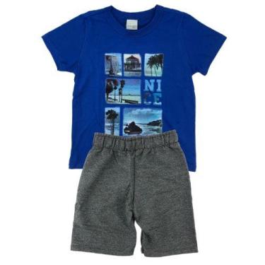 Imagem de Conjunto Infantil Camiseta E Bermuda 88174 - Malwee Kids