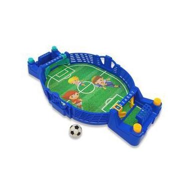 Jogo Futebol Infantil De Mesa Pebolim Manual Campo Botao