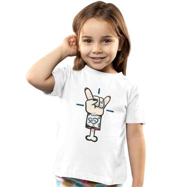 Imagem de Camiseta Infantil Menino Menina Punk da Mamãe Rock Criança