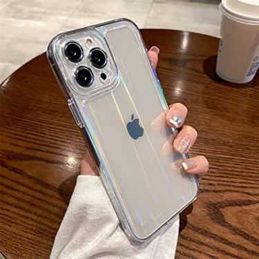 Imagem de Para Samsung Galaxy S22 S21 S 22 S 21 Ultra Plus S20 FE S22Ultra S20FE S21FE S21Ultra Estojo Bonito Luxo Laser Phone Cover, Aurora, Para Samsung S21 FE