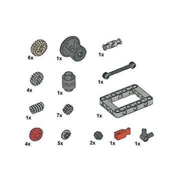 Imagem de LEGO Pacote de peças de transmissão e engrenagens Technic Gear