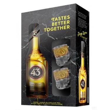 Imagem de Kit Licor 43 700ml Com 2 Mini Canecas De Acrílico - Zamora Company