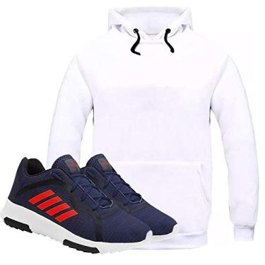 Imagem de Blusa Moletom Branco/P - Tenis Esporte Azul/40