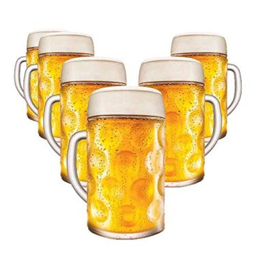 Imagem de Ruvolo, Jogo de Caneca Mass Krug M, Caneca de Vidro 6 pcs 610ml
