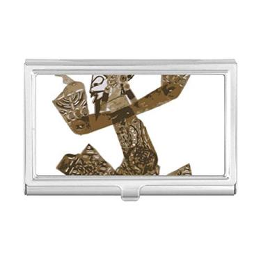 Imagem de Porta-cartões de visita com pintura decorativa tradicional Shadow Play