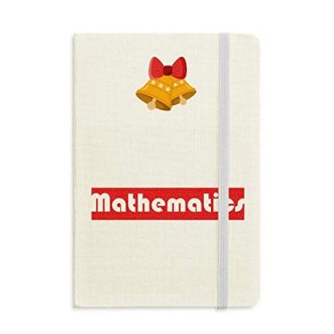 Imagem de Caderno vermelho de Matemática do Curso e Major mas Jingling Bell