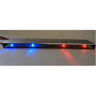 Imagem de Barra de luz policial 1/10 de 16 LEDs da Apex RC com 9 modos selecionáveis #9015RB