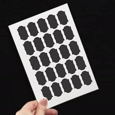 Imagem de 100 Etiquetas Adesivas Lousa 6x3cm Temperos Potes - Rótulos