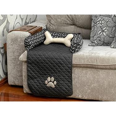 Imagem de Protetor de Sofá Pet Impermeável Meg Pequeno Avelã (Preto)