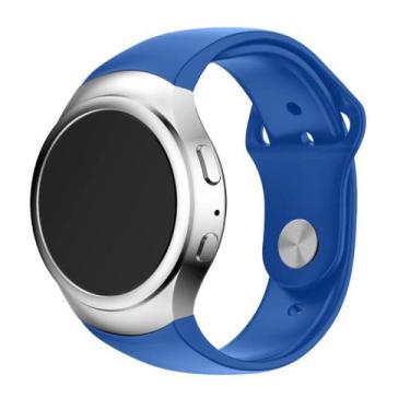 Imagem de Pulseira Silicone Compatível Com Samsung Gear S2 Sport (Azul) - Ltimpo
