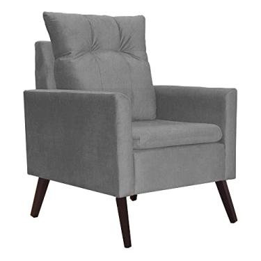 Imagem de Poltrona Para Sala Ligia Suede Cores - DS Estofados