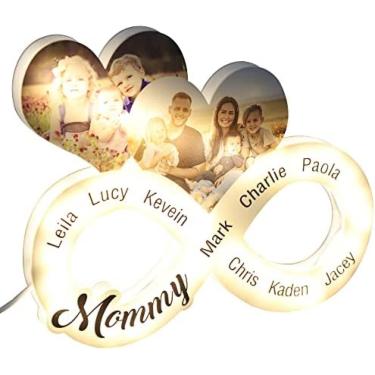 Imagem de Zhuchao Custom Photo Acrylic Night Light Personalizado Led Night Lamp Com Foto E Texto, Luz De Imagem Personalizada Presentes Para O Dia Dos Namorados, Natal, Dia Das Mães,Hilarious123