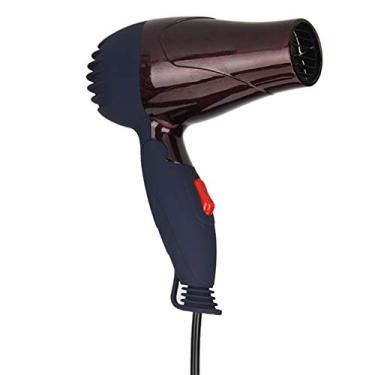 RUCHA 1600W Secadores de Cabelo Iônico com Difusor Secador de Cabelo  Compacto Portátil Dobrável Profissional para Viagens de Salão em Casa (220)