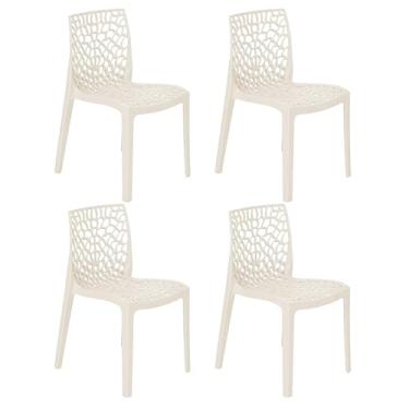 Imagem de Loft7, Kit 4 cadeiras de jantar cozinha Gruvyer