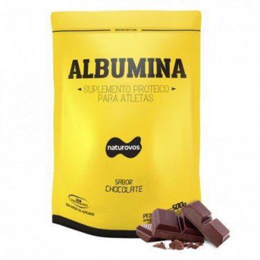 Imagem de Albumina Proteína Naturovos - Sabor Chocolate - 500G