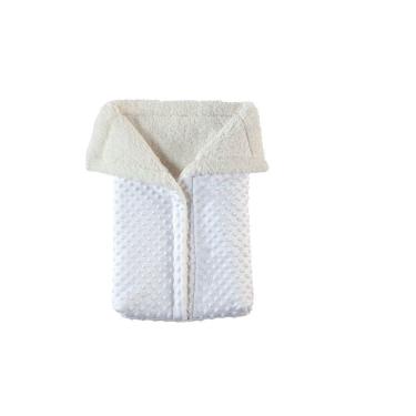 Imagem de Porta Bebê Saco De Dormir Com Sherpa Branco