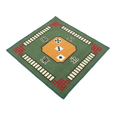 Imagem de Toyvian Toalha De Mesa De Mahjong Capa De Mesa De Mahjong 80 * 80 Toalha De Mesa Jongg Dominó Jogos Toalha De Mesa Cobertura De Jogos De Pôquer Topper De Mesa Jongg Capa De Mesa Grossa