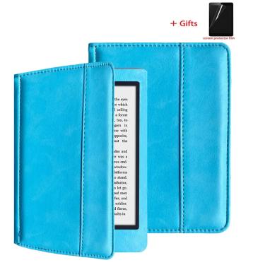 Imagem de Flip Case para Kobo Glo ebook Reader  Capa de couro  Modelo N613  Estojo protetor com fecho