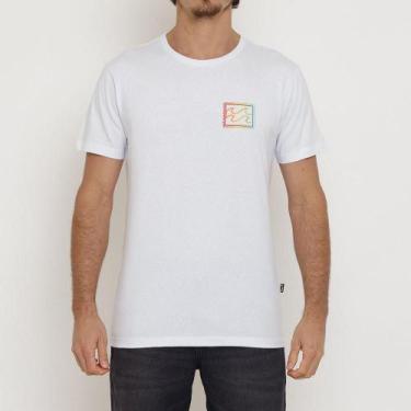 Imagem de Camiseta Billabong Crayon Wave Ii Masculina Branco