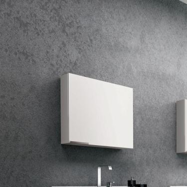 Imagem de Espelheira para Banheiro 60cm Bumi Branco/Espelho