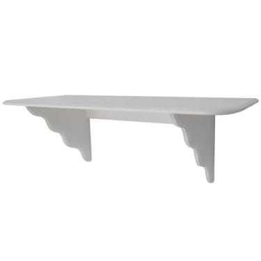 Imagem de Dupétriz, Porta Livros Pequena Prateleira Infantil Colorido MDF Expositor de Parede Suspenso Escritorio Estante Cor:Branco