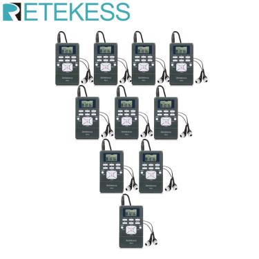 Imagem de RETEKESS PR13 Receptor de Rádio FM Estéreo Rádio Portátil DSP Mini Receptor de Relógio Digital Para