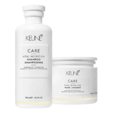 Imagem de Kit Keune Vital Nutrition Shampoo 300ml, Máscara 200ml - Keune Hair Co